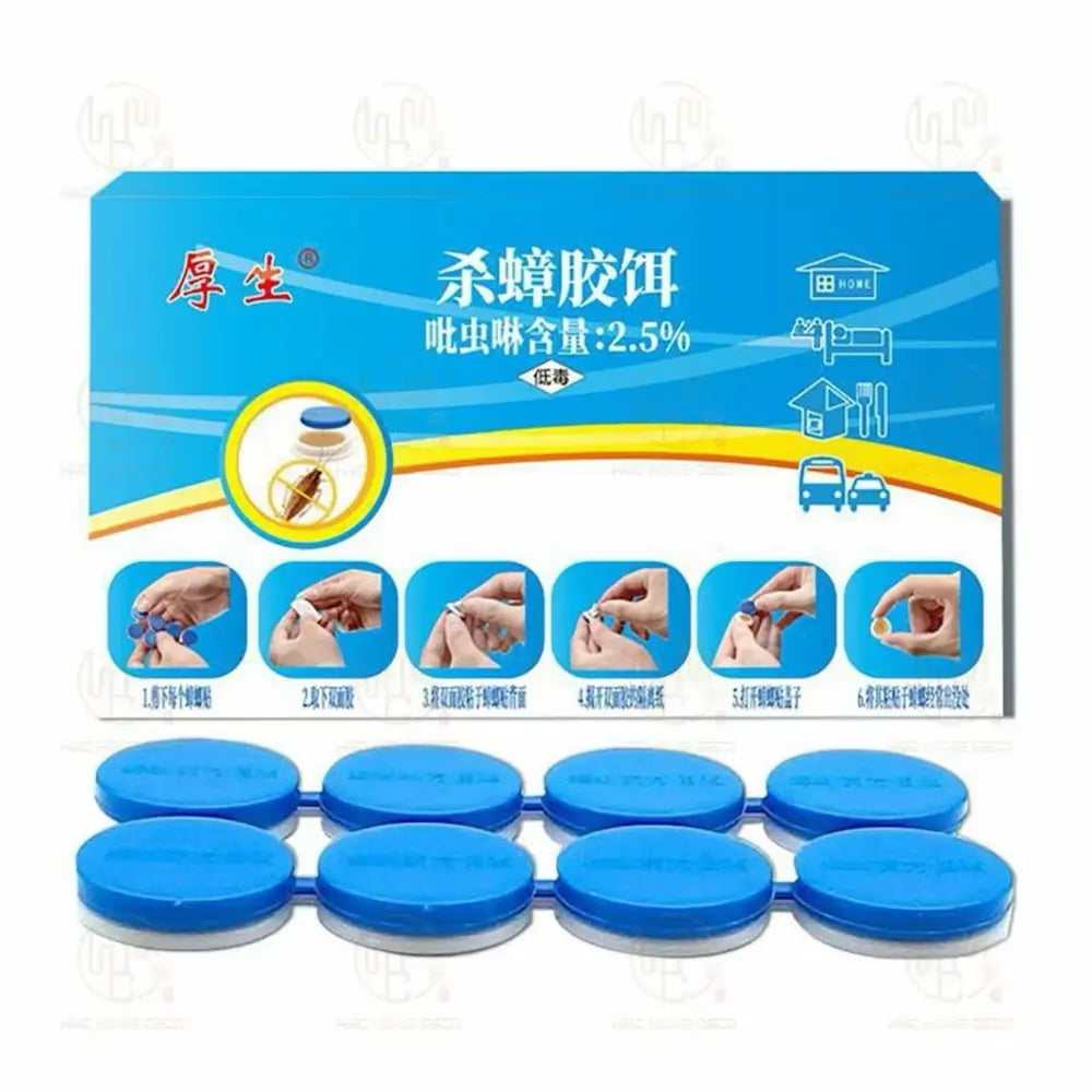 Cockroach Bait Killer Gel – Super Strong 8pcs
